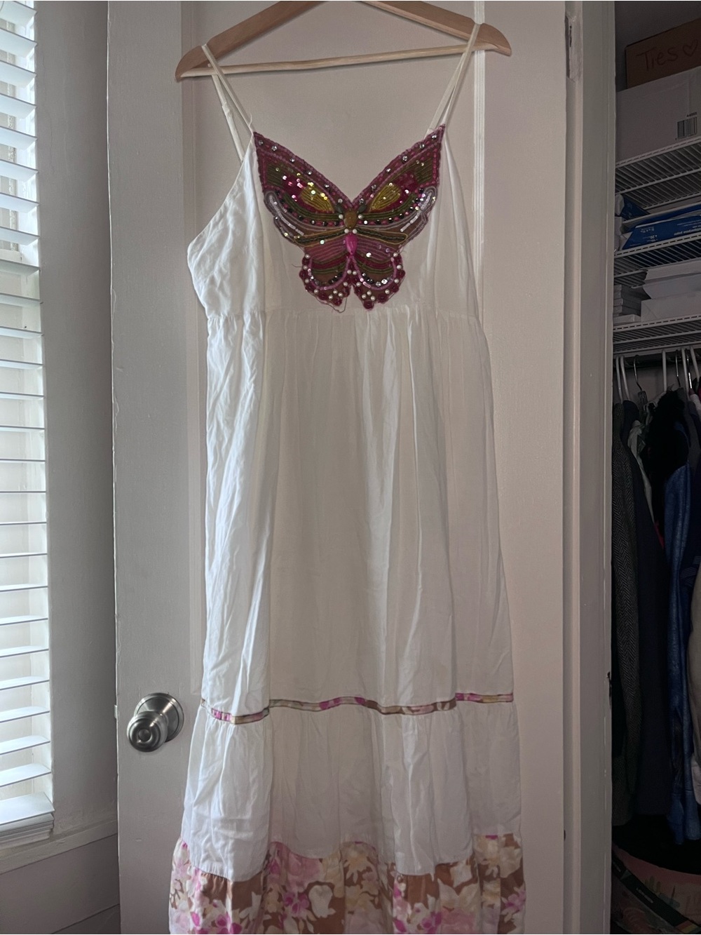 Vintage Cotton Butterfly Dress